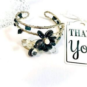 Beaded Wire Wrap Bracelet!